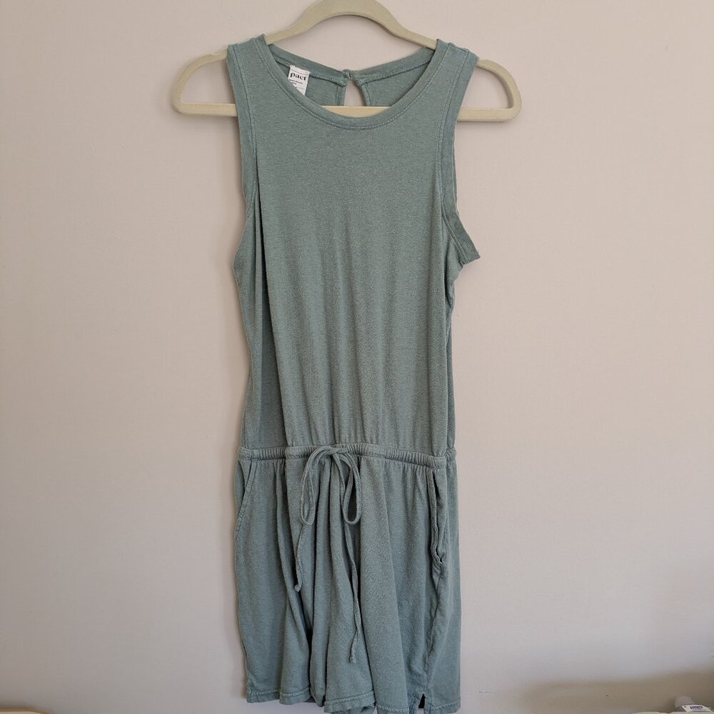 Pact Women's Steel Cotton Hemp Romper